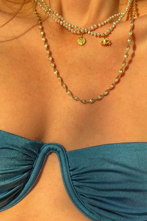 TINY EYE HANGER GOUD